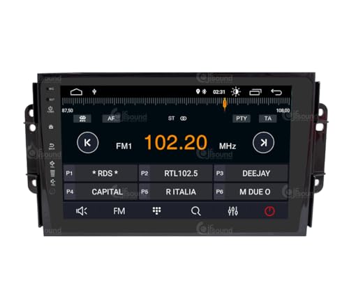 Radio de Coche para DR 3 Android GPS Bluetooth WiFi USB Dab+ Touchscreen 9" 4core Carplay AndroidAuto