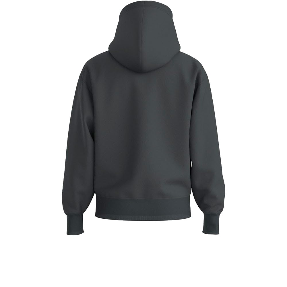 BOSS Wesmallhood Sudadera, Gris Abierto, L para Hombre