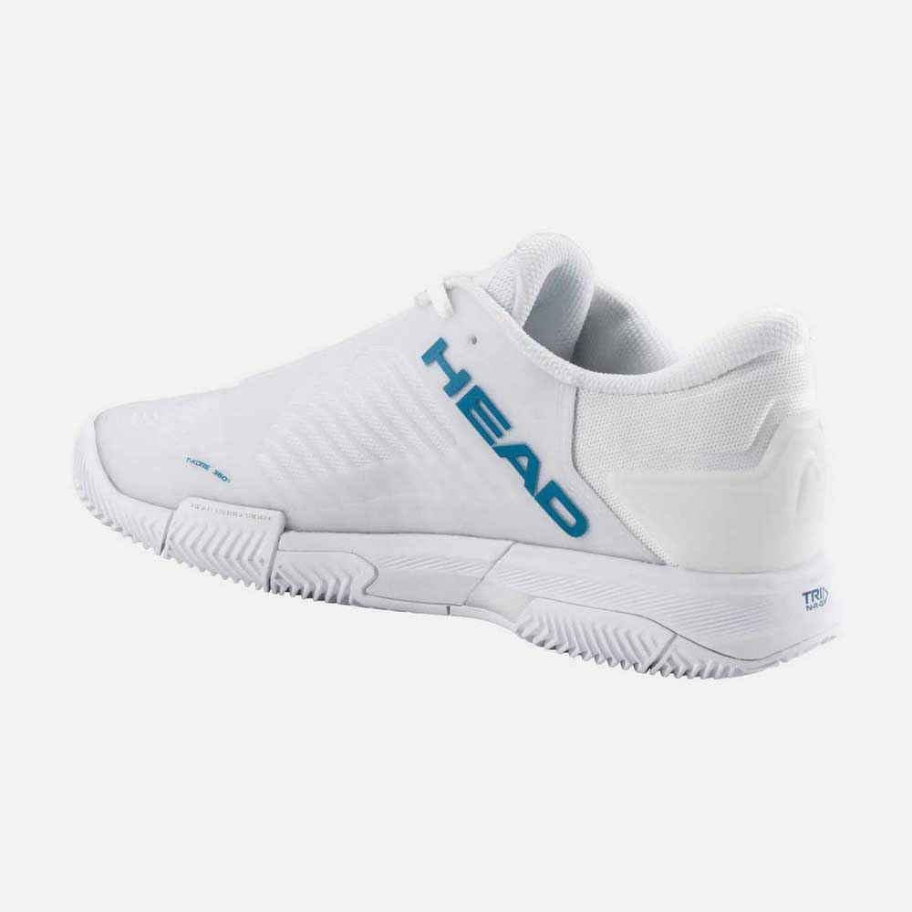 HEAD Revolt Pro 4.5 Clay Women, Zapatillas de Tenis Mujeres, White Twilight Blue, 39 UE