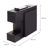 K-fee System 710257 Square 1455 - Cafetera de cápsulas, color negro brillante