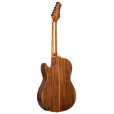 ORTEGA Ben Woods Signature Guitar Clavijero invertido Nylon 6 Cuerdas y funda Ben Woods Fishman-ORTEGA Clasica Blend System con salida XLRFLAMETAL-TWO