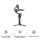 DJI Pack RS 2 Pro, estabilizador portátil en tres ejes, carga útil de 4.5 kg, fibra carbono, incluye transmisor imagen y más accesorios, negro