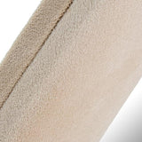 Espejo de pie con Forma de Madera DM y Terciopelo en Beige 68x4x90cm