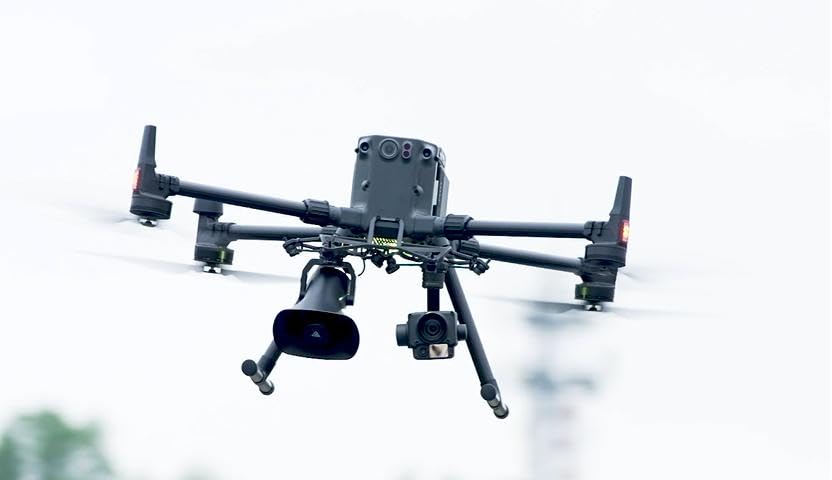 CZI MP130 UAV Digital Voice Broadcasting System for dji M300 RTK, M200 & M200 Series V2