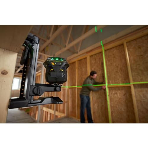 STANLEY FATMAX FMHT1-77356 - Trazador de Líneas Láser X3G, 3 x 360° en Color Verde, Visible a 4 Veces la Distancia, Precisión de +/-3mm a 10m, Resistente al Agua, Batería de Larga Duración