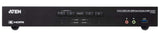 ATEN CS1844 Conmutador KVM de 4 puertos True 4K HDMI Dual View con audio y USB 3.0Hub