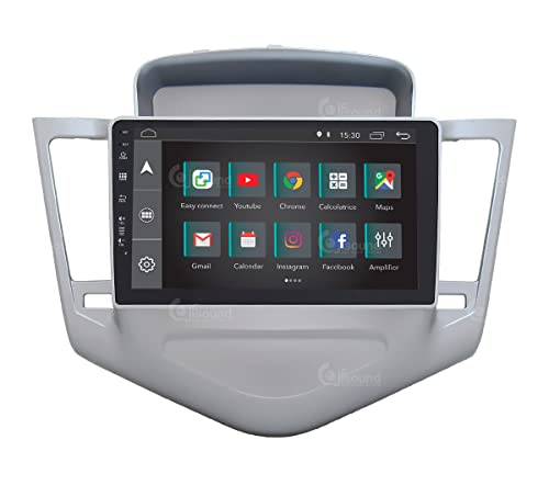Radio de Coche para Chevrolet Cruze 2009-11 Plata Android GPS Bluetooth WiFi USB Dab+ Touchscreen 9" 4core Carplay AndroidAuto