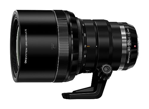 OM SYSTEM Objetivo M.Zuiko Digital ED 40-150mm F2.8 Pro, Teleobjetivo, Adecuado para Todas Las cámaras MFT, Modelos Olympus OM-D y Pen, Serie G de Panasonic, Color Negro, 40-150 mm
