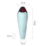MILLET Active 600 W Saco de Dormir, Waterfall, Ouverture Gauche