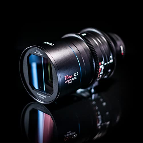 SIRUI Objetivo anamórfico de Cine 75mm T2.9 1.6X (Montura L)