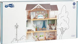 Small Foot Small Foot-11802 Casa de muñecas Villa de la Ciudad, Tres Pisos, Frente Abierto y Muchos Muebles, a Partir de 3 años. Toys (11802)