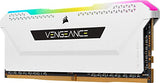 Corsair Memoria de escritorio VENGEANCE RGB PRO SL de 16 GB (2 x 8 GB) DDR4 3600 (PC4-28800) C18 de 1,35 V, blanco y negro