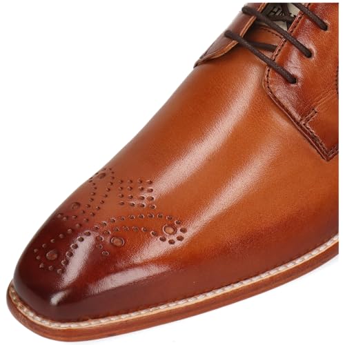 Melvin & Hamilton Dylan 1, Oxford Plano Hombre, marrón, 43 EU