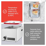 Sous Vide Tools Baño de Agua Compacto, 28 litros, Acero Inoxidable