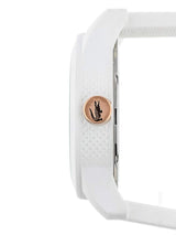 Lacoste Reloj Analógico de Cuarzo para Mujer Colección LACOSTE.12.12 con Correa de Silicona Blanca - 2000960