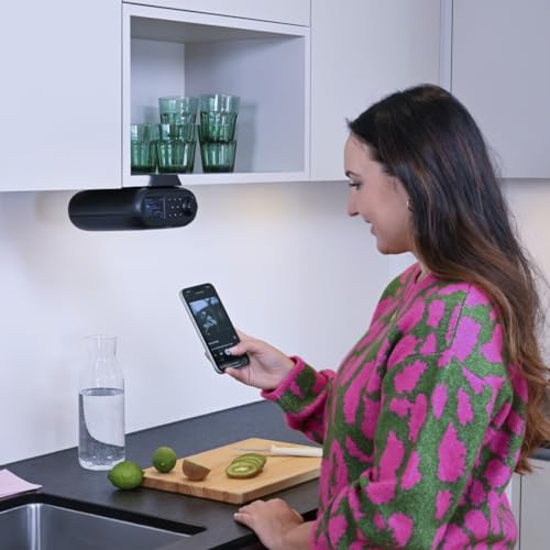 Hama | Radio Digital Internet Dab+/FM + Bluetooth RX + Wi‑Fi 2,4/5 GHz + Spotify Connect – Receptor Bluetooth – Despertador Doble – Negro