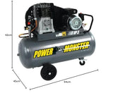 Mecafer Power Monster 425193-3 hp compresor 100 L mono