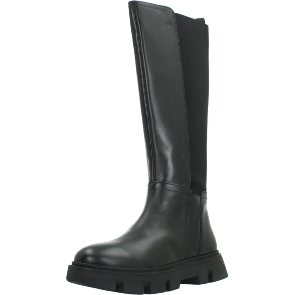 Geox D Vilde D, Botas de Moda Mujer, Black, 38 EU