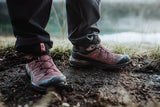 Salomon X ULTRA 360 LEATHER GORE-TEX, Zapatos de senderismo para Mujer, Cognac Peppercorn Black, 40 EU