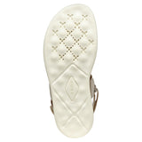 Geox D XAND 2S A, Sandalia Mujer, Lt Taupe/Lt Gold, 41 EU