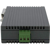 StarTech.com IES5102 - Switch industrial de 5 puertos RJ45 (Ethernet 10/100, no gestionado, montaje en carril DIN certificado IP30), negro