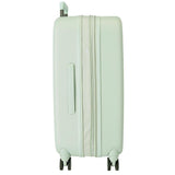 Enso Beautiful day Maleta mediana Verde 48x70x28 cms Rígida ABS Cierre TSA integrado 79L 4,32 kgs 4 Ruedas dobles