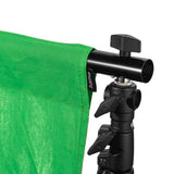 Hama Fondo de fotografía de Tela de 2,95 x 6 m (Fondo Plegable para Estudio fotográfico, 100% algodón, Pantalla Verde, Fondo para fotografía, vídeo y televisión), Color Verde