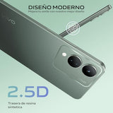 VIVO Y17s, Smartphone 4 GB RAM + 128 GB ROM, Triple cámara de 50 MP, Batería de 5000 mAh, Pantalla HD+ de 6,56” de Alto Brillo, Resistencia al Agua IP54, Cuerpo Fino 2.5D, Teléfono móvil Android 13