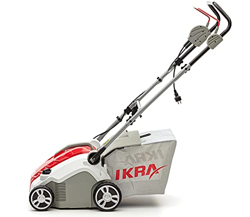 IKRA escarificador y aireador eléctrico IEVL 1738, Incl. rascador para Malas Hierbas