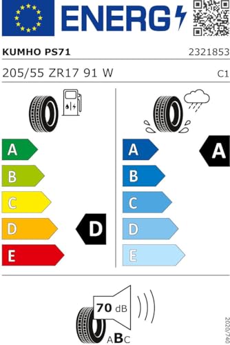 205/55ZR17 KUMHO TL PS71 (NUEVO), 91 W
