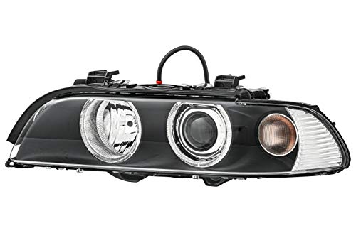 HELLA 1LL 008 052-591 DE/Halógena/Xenón Faro principal - por ej. BMW 5 (E39) - negro - ECE - para circulación por la izquierda - izquierda