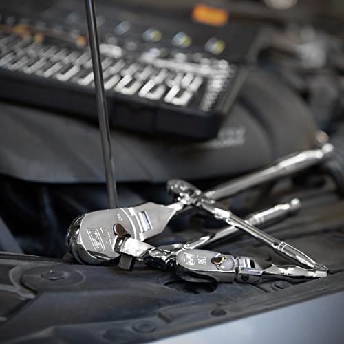 GEARWRENCH Juego de trinquete de mango flexible de 4 piezas 84T | 81230A-07