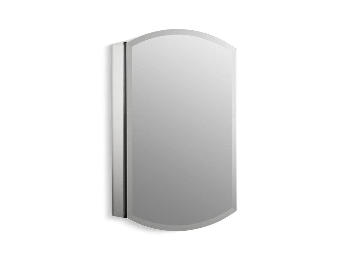 KOHLER, Botiquín de baño, Puerta única con Espejo, Bordes biselados, Aluminio anodizado
