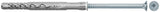 Fischer 530931 Taco Alargado, Acero galvanizado, 14x360