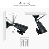 ELRO CZ60RIPS Color Night Vision 1080P HD Surveillance Camera Pantalla de 9" y aplicación, 2-Teiliges Set