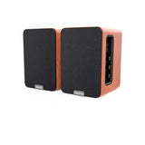 Aiwa Altavoces Activos ASP-A 200 (Potencia 2 X 25W RMS, HDMI-ARC, COAXIAL, RCA-Audio). Color Marrón