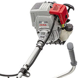 IKRA desbrozadora a Gasolina IBF 31-4 Incl. Correa de Hombro Profesional, Escudo Protector, Bobina, Disco de 3 Puntas y 8 Puntas