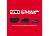 Milwaukee 2626-20 M18 - Multiherramienta orbital inalámbrica de iones de litio de 18.000 OPM con cuchillas de corte de madera y almohadilla de lijado con hojas incluidas (batería no incluida, solo