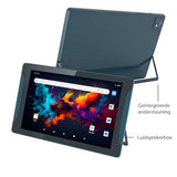 Logicom Tab Stand Pro 2 - Tablet HD de 10,1" - Soporte Integrado - 64 GB - Android 13 - Batería de 6000 mAh - Bluetooth 5.0 - Azul
