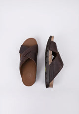 Panama Jack Salman, Sandalia Plana Hombre, Marron C17, 42 EU