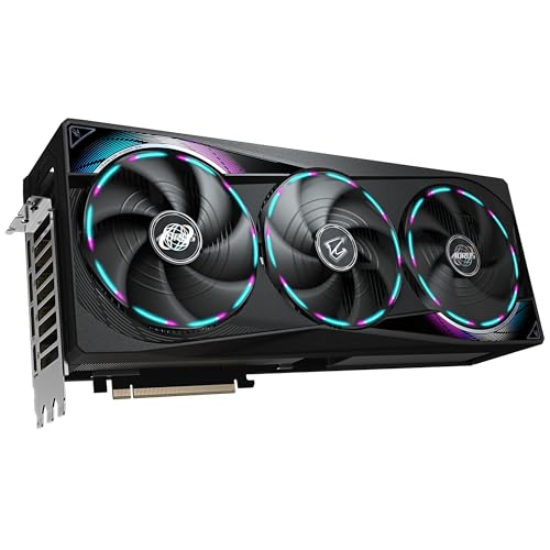 Gigabyte AORUS GeForce RTX 5080 Master 16G Tarjeta Gráfica - 16GB GDDR7, 256 bits, PCI-E 5.0, 2805MHz Core Clock, 3 x DisplayPort, 1 x HDMI, GV-N5080AORUS M-16GD