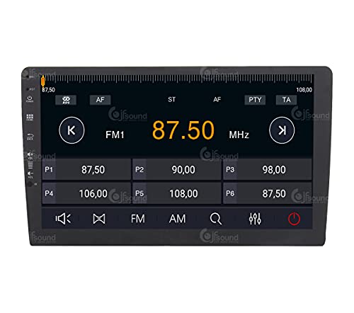 Radio de Coche universales 2 DIN Android GPS Bluetooth WiFi USB Dab+ Touchscreen 10" 8core Carplay AndroidAuto