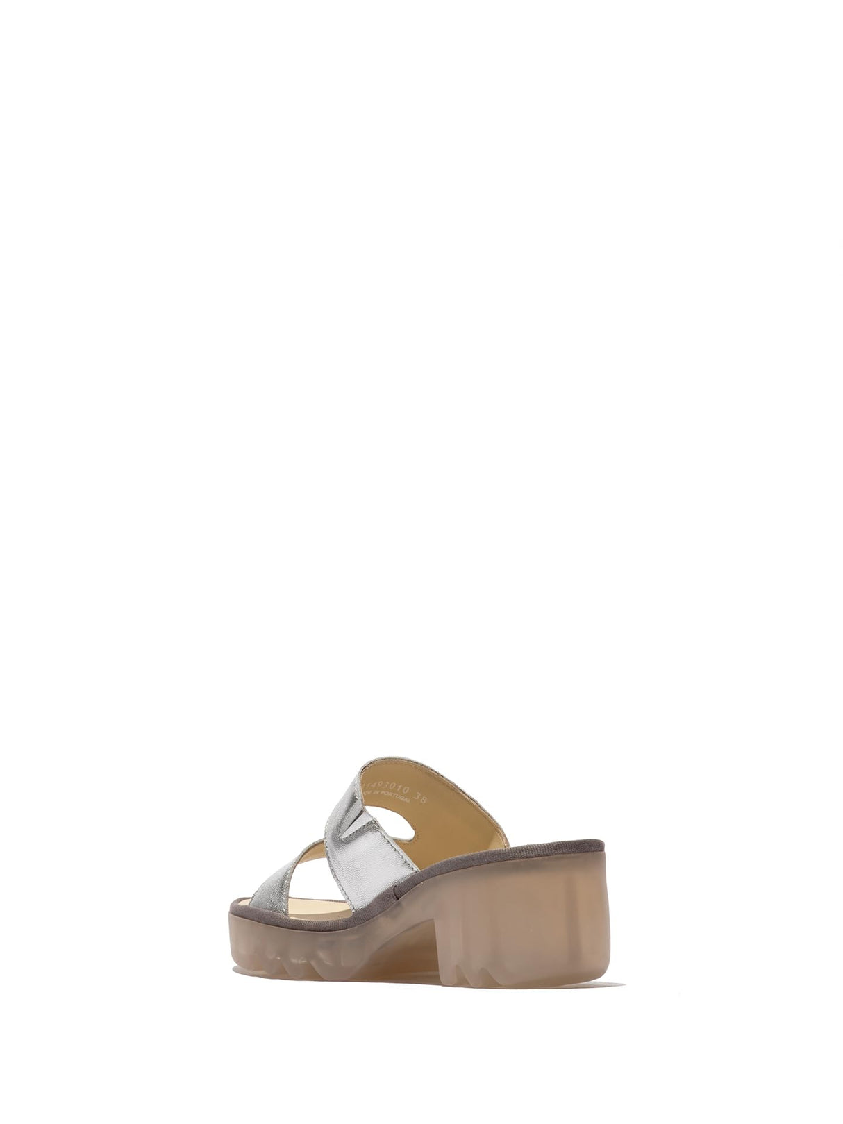 Fly London TECH493FLY, Sandalias Mujer, Silver, 39 EU