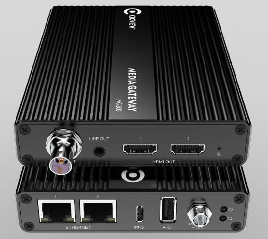 Kiloview MG300 V2 4K NDI-HX/SRT/RTSP/HLS to SDI/HDMI Decoder