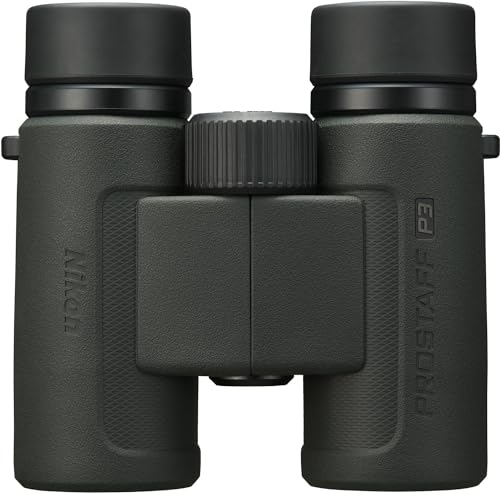 PROSTAFF P3 10x30 - Prismáticos Nikon compactos Impermeables, a Prueba de Niebla, Recubrimiento de Goma, Amplio Campo de visión y Alivio de Ojos Duradero| Modelo Oficial Nikon EE. UU