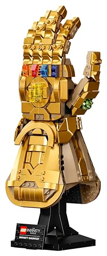 LEGO Marvel Guantelete del Infinito, Maqueta del Guante de Thanos de los Vengadores, Regalo para Hombres y Mujeres y Frans de Superhéroes, Set de Construcción para Adultos Coleccionable 76191