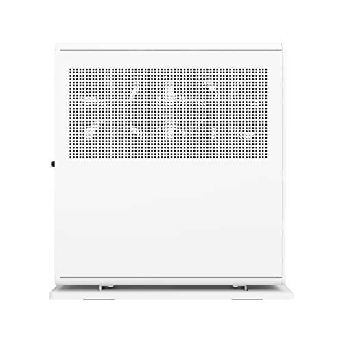 Fractal Design Ridge White - PCIe 4.0 Riser Card Included - 2X 140mm PWM Aspect Fans Included - Type C USB - m-ITX PC Gaming Case