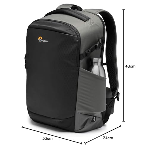 Lowepro Flipside BP 400 AW III Mochila para Cámara Sin Espejo y DSLR - gris oscuro - acceso posterior - acceso lateral - Divisores Ajustables - para Cámaras como Sony α7 - LP37353-PWW