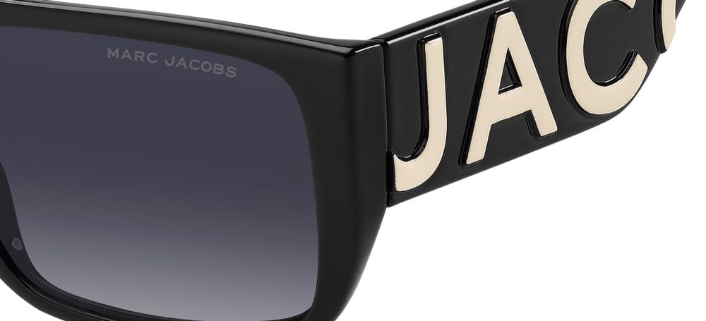 MARC JACOBS Marc Logo 096/S Gafas de Sol, Black White, 57 Unisex Adulto