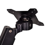 SilverStone SST-ARM11BC - Bracket para montaje de un brazo para monitor LCD LED, Ajustable, con rotación de 360º, brazo basculante arriba/abajo 90º,izquierda/derecha 90º & 180º Max VESA100x100,negro